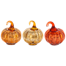 Load image into Gallery viewer, Antique Mercury Glass Pumpkin