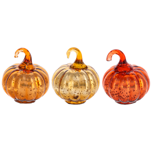 Antique Mercury Glass Pumpkin