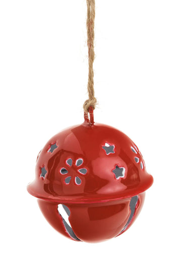 Red Enamel Bell Ornament