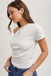 White Veronica Off the Shoulder Top