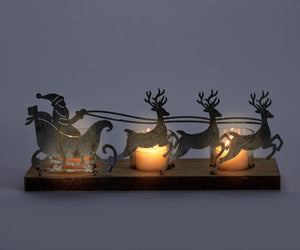 Santa's Sleigh Tealight Holder