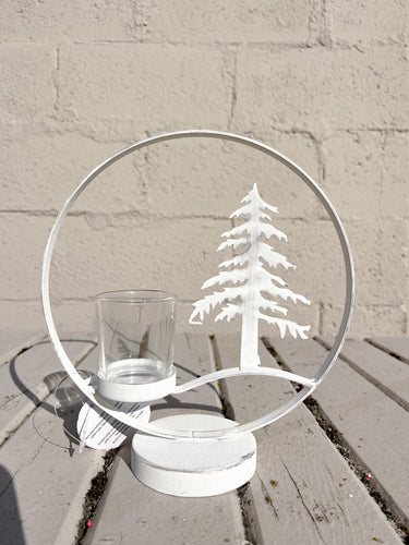 Winter Tin Candle Ring
