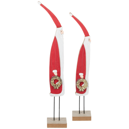 Pencil Santa Figurines