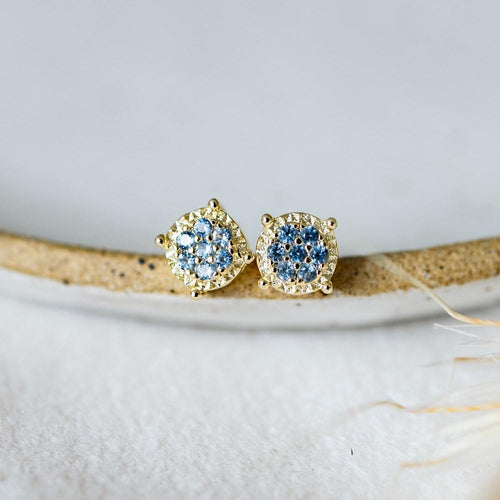 Blue Bedazzle Studs