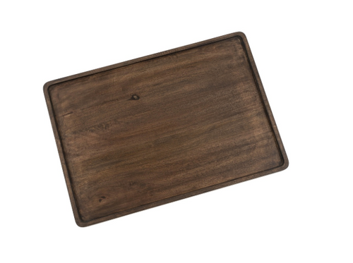 Large Brown Heritage Rectangle Tray