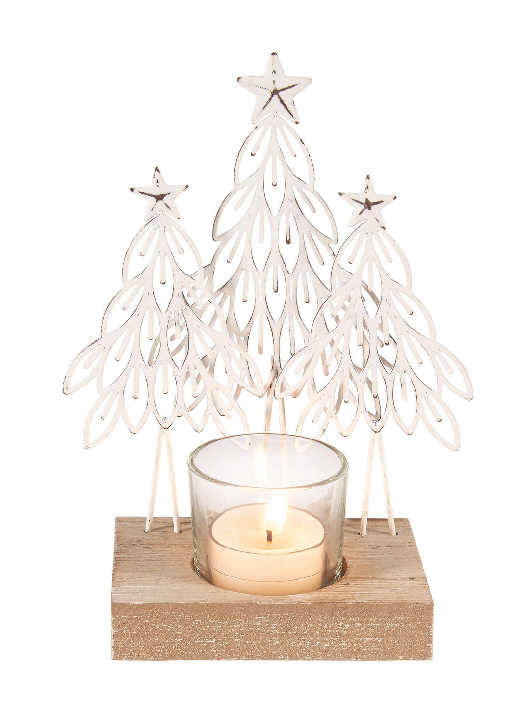 White Trees Tealight Holder