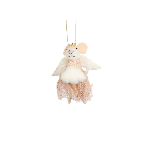 Fairy Mouse Felt Ornament