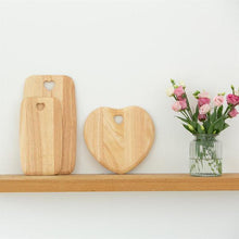 Load image into Gallery viewer, Heart Wooden Cutting Board