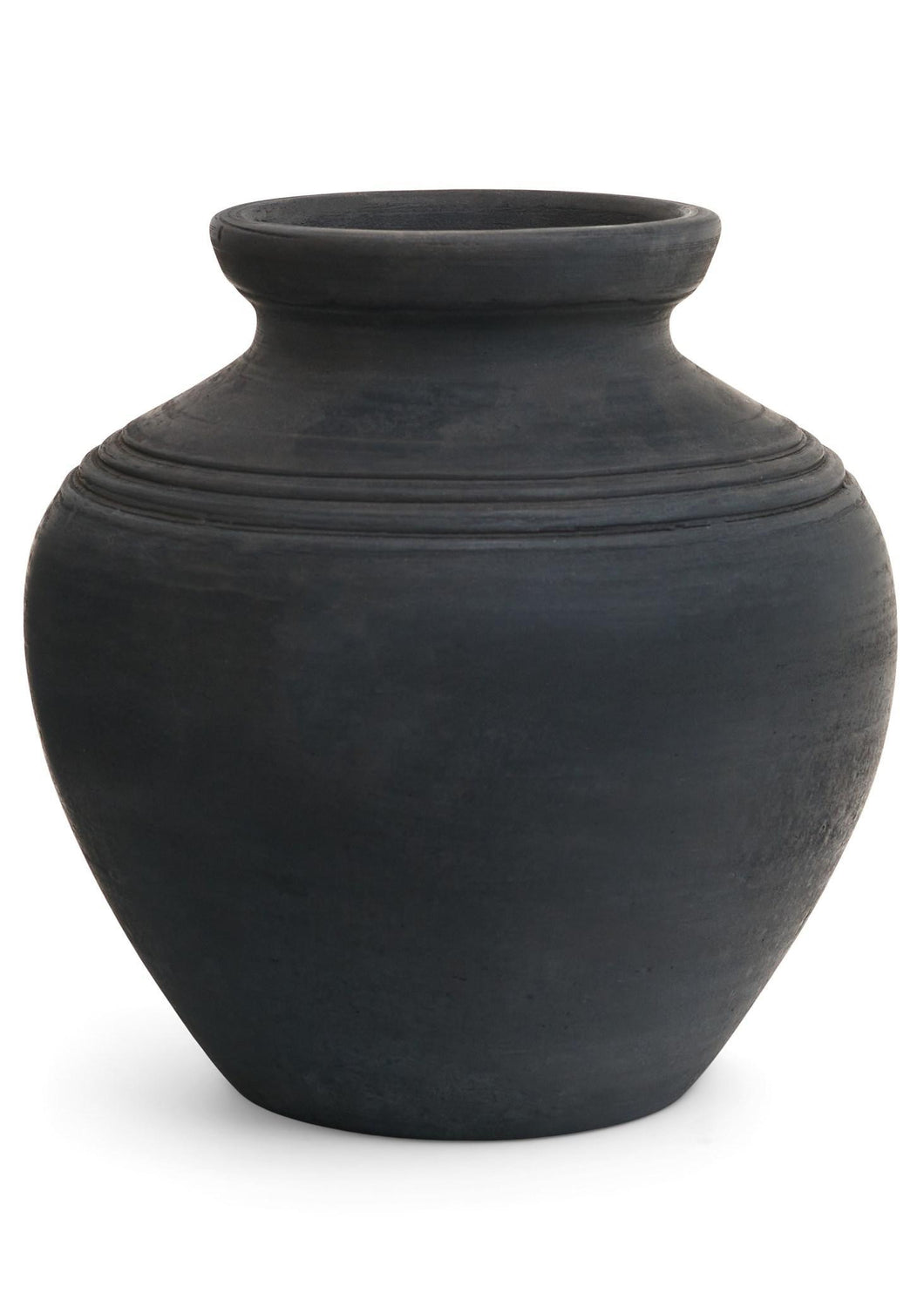 Black Terracotta Vase