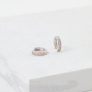 Silver Evie Hoop Earrings