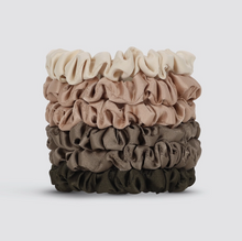Load image into Gallery viewer, Eucalyptus Ultra Petite Satin Scrunchies