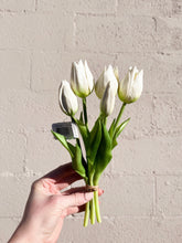 Load image into Gallery viewer, Real Touch White Tulips