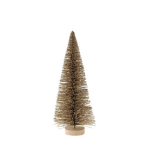 Load image into Gallery viewer, Tall Bottle Brush Tree Champagne Sparkle