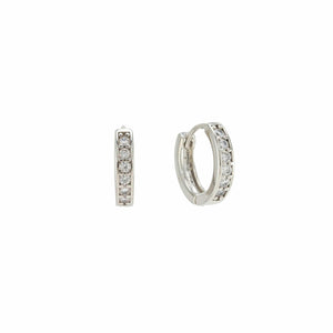 Silver Evie Hoop Earrings