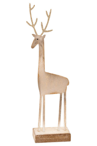 Gold Antler Deer on Stand