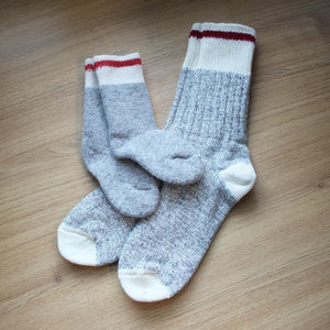 Kids Little Camper Wool Socks