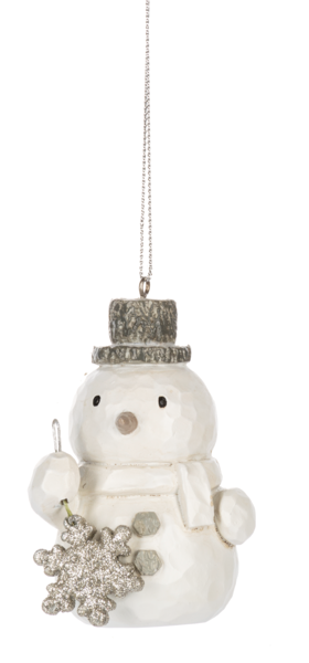 Winter Snowman Ornament