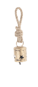 Gold Star Bell Ornament