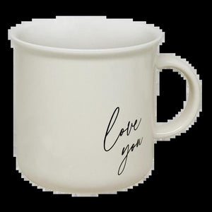 Love You Campfire Style Mug