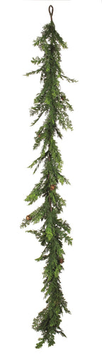 Mini Pinecone Cypress Garland