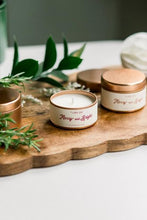 Load image into Gallery viewer, Merry &amp; Bright Holiday Tin Candle