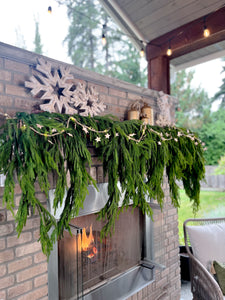 40" Fresh Touch Dripping Norfolk Pine Garland