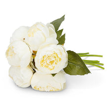 Load image into Gallery viewer, White Full Peony Bouquet