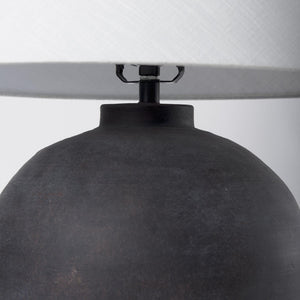 Matte Black Table Lamp