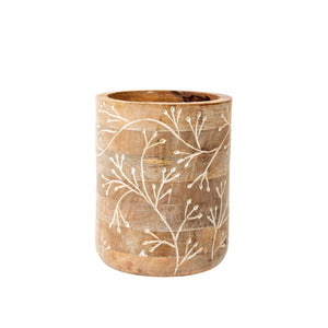 Wildflower Wooden Vases