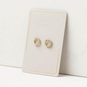 Halo Stud Earrings