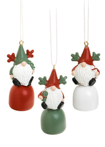 Mini Gnome Bell Ornaments