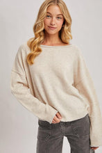 Load image into Gallery viewer, Oatmeal Abigail Sweater