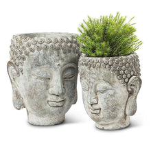 Load image into Gallery viewer, Large Buddha Head Planter
