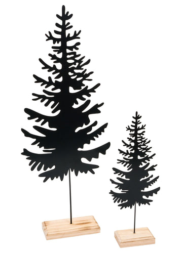 Black Metal Deco Trees