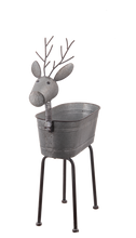 Load image into Gallery viewer, Metal Reindeer Planter