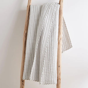 Taupe Topago Quilted Throw