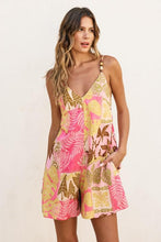 Load image into Gallery viewer, Tropicana Tie Back Romper