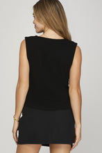 Load image into Gallery viewer, Black Willa Knit Vest