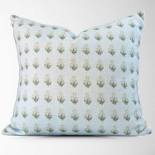 Load image into Gallery viewer, Arabella Light Blue Print Pillow