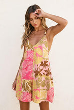 Load image into Gallery viewer, Tropicana Tie Back Romper