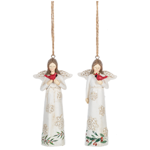 Angel Cardinal Ornament