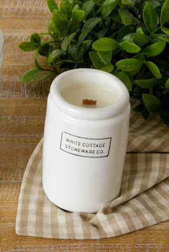 Pottery Crock Candle
