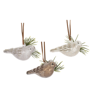 Mini Pinecone Bird Ornaments