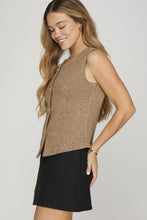 Load image into Gallery viewer, Mocha Willa Knit Vest
