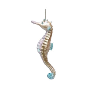 Painted Seahorse Ornament