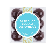 Load image into Gallery viewer, Dark Chocolate Sea Salt Caramels