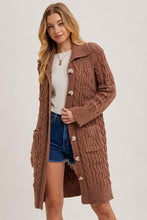 Load image into Gallery viewer, Hadley Cable Knit Cardigan