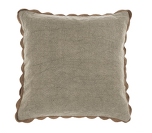 Load image into Gallery viewer, Fog Scalloped Edge Pillow