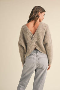 Cappuccino Rowan Twist Sweater