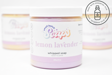 Load image into Gallery viewer, Lemon Lavender Whipped Soap